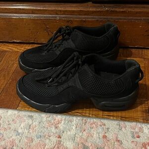 Bloch Black Mesh Dance Shoes Sneakers Jazz